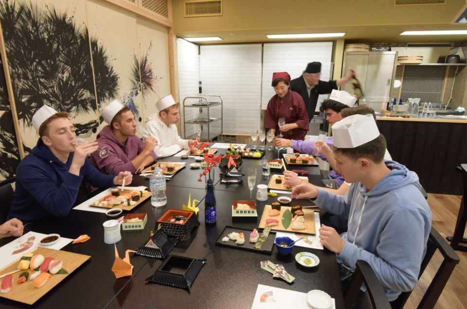 Sushi-Making Experience - Where the Workshop Starts: Kikai Shinko Kaikan by Tokyo Tower