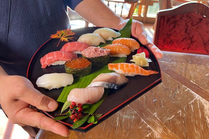 Sushi Making in a Century Old Kamakura Home - Optional sake and the calligraphy canvas souvenir