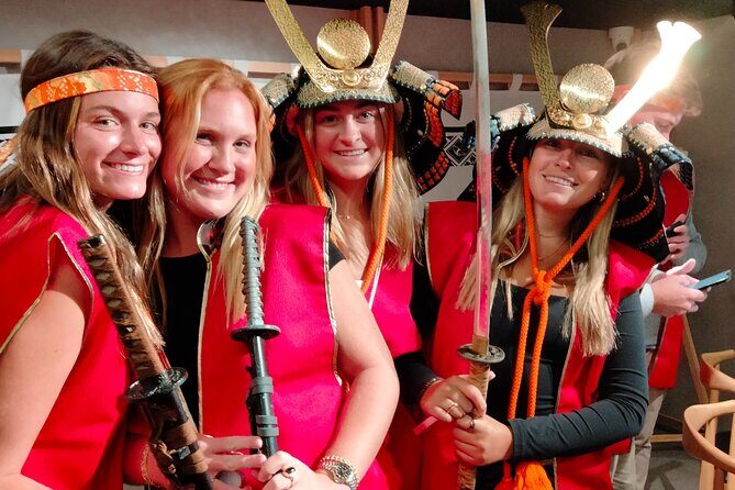 Sushi Making with Interactive Samurai Experience at JIN-ASAKUSA - Games and quiz battles: why they make sushi stick