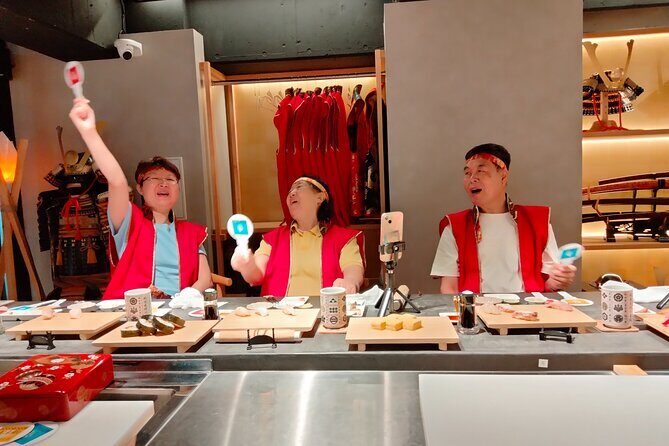Sushi Making with Interactive Samurai Experience at JIN-ASAKUSA - Samurai sword show and the lesson that comes with the theater