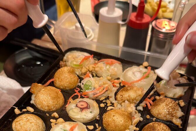 Takoyaki Party & Shinjuku Night Tour in Tokyo ※Unlimited Drinks - Kanpai toast, then UTAGE-style eating and chatting