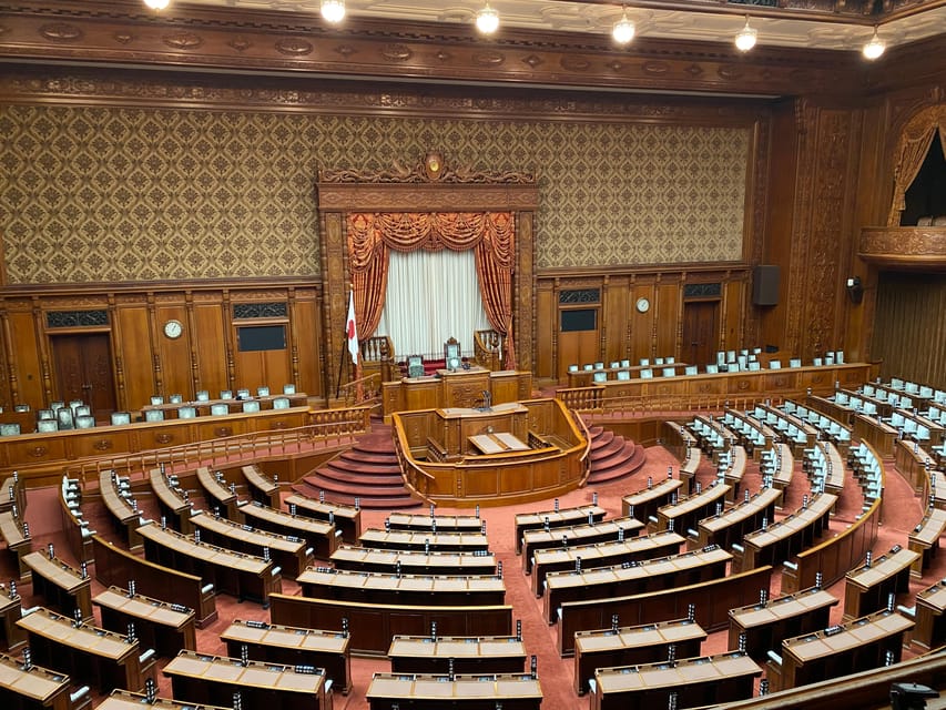 Tameike: Exploring the Heart of Japanese Politics Tour - Entering the National Diet Building: policy in a stunning setting
