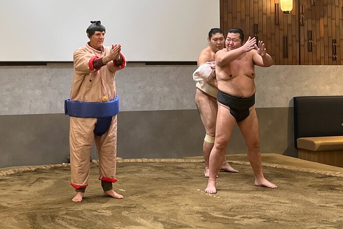 the SUMO show with Dinner - Ryogoku at 7 pm: a sumo night that fits your sightseeing