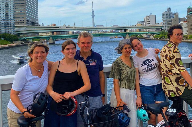 Tokyo 3 Hour E Bike Tour of the City Bayside Areas - Tsukiji Hongwanji Temple and Tsukiji Fish Market: a quick dose of food Tokyo