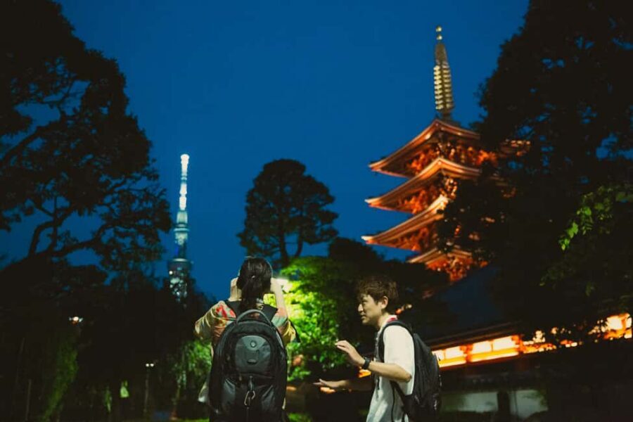 Tokyo: Asakusa Photogenic Night Walk with 1 drink - Should you book this Asakusa night walk?