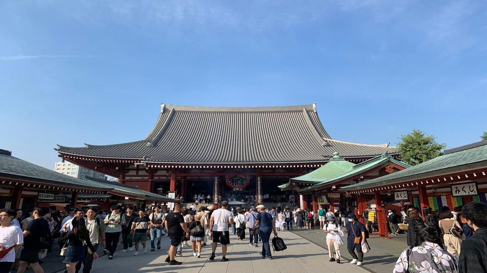 Tokyo Asakusa & Senso-Ji Walking tour With A Guide - Tokyo Skytree photo stop: quick skyline payoff without the hassle