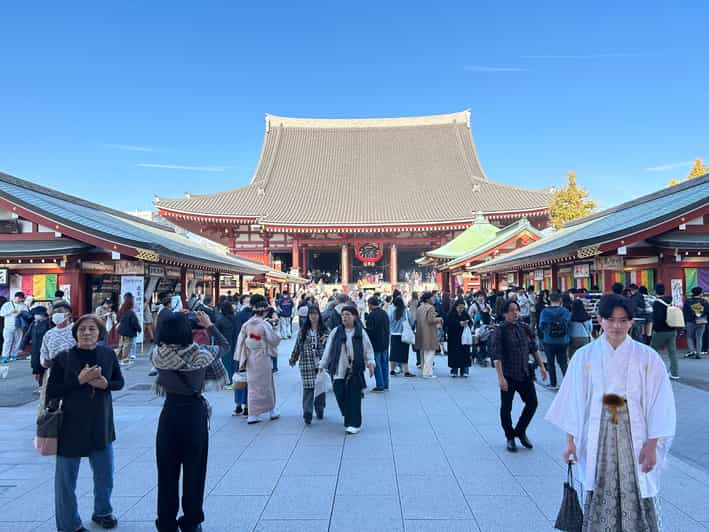Tokyo Asakusa sightseeing and history walking tour - Sensō-ji and Asakusa Shrine: Buddhism vs Shinto, explained in real time