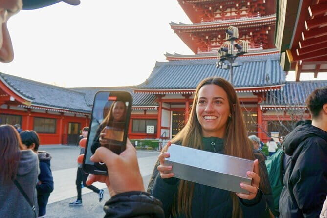 Tokyo Asakusa Temple & Shrine Walking Tour with Local Guide - Starting at Azumabashi Bridge: the skyline view and the “gateway to old Tokyo” feeling
