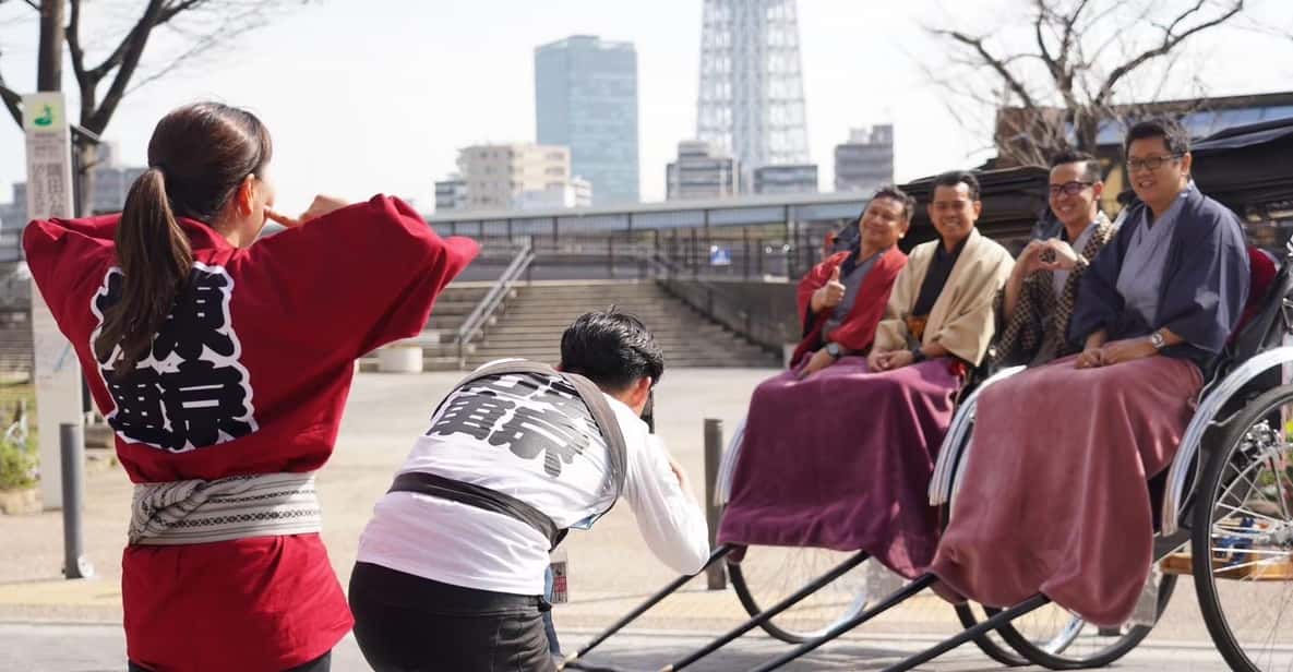 Tokyo: Asakusa tour by rickshaw - Glide Past Senso-ji and Kaminarimon With a Driver Story Map