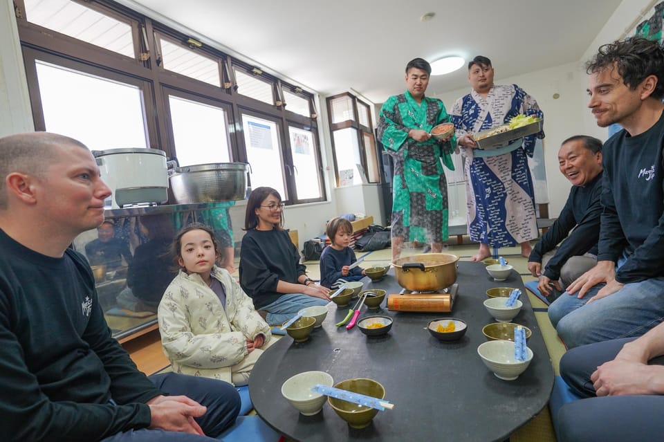 Tokyo: Authentic Sumo Wrestling Experience with Lunch - Morning practice at the ring: Watch, understand, then try