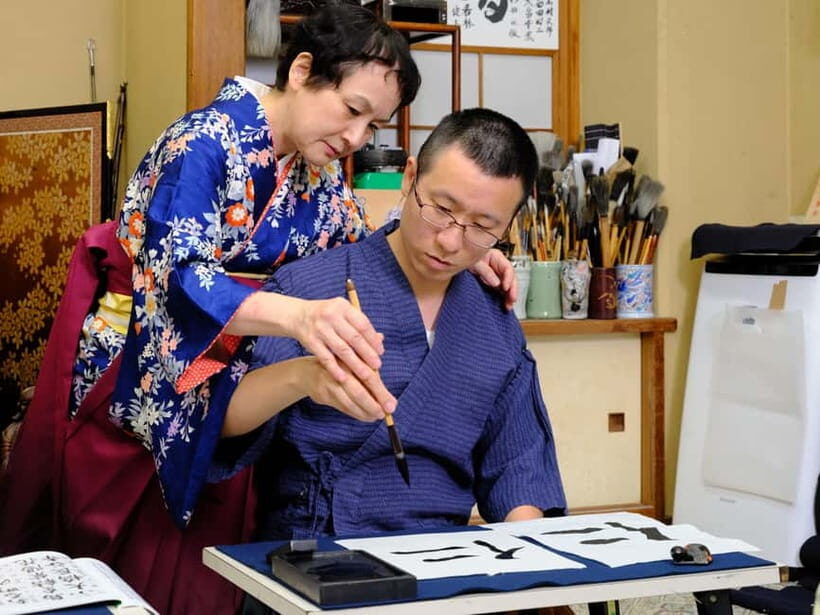 Tokyo: Calligraphy Experience with yukata or Samue - Your Final Artwork: A Take-Home Souvenir You Can Be Proud Of