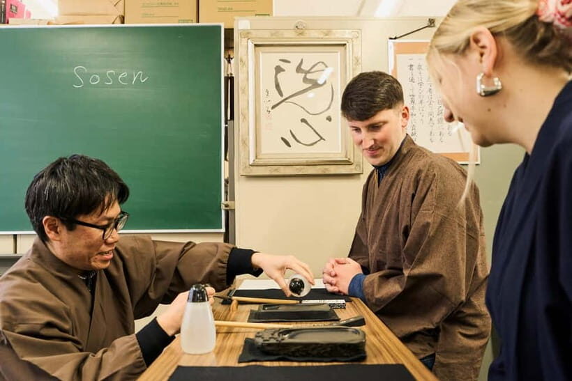 Tokyo: Calligraphy Workshop & Original T-Shirt Creation - Small group (up to 10) and why that changes the quality