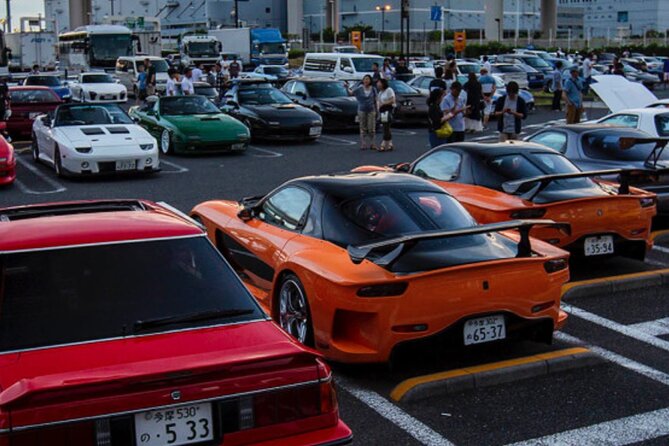 Tokyo Car Meet JDM Experience in Daikoku - Rainbow Bridge by car: a quick Tokyo Bay breather