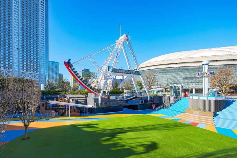 Tokyo Dome City Attractions 5-Ride Ticket - How to pick your 5 attractions: Thunder Dolphin plus the view game