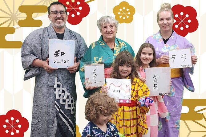 Tokyo Family Culture Workshop: Calligraphy, Origami &Yukata Photo - A Cozy Hiroo Studio for Tokyo Family Culture Crafts