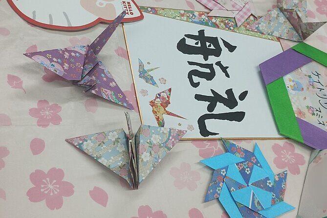 Tokyo Family Culture Workshop: Calligraphy, Origami &Yukata Photo - What You’ll Make: Shikishi Calligraphy, Origami, and a Yukata Photo