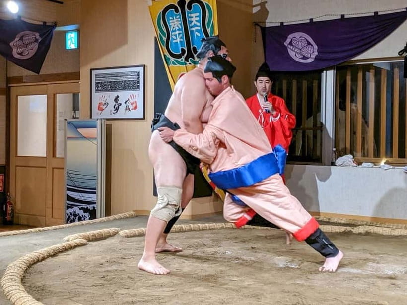 Tokyo: Family Sumo Workshop & Live Wrestling Show with Lunch - Step onto the sacred ring: traditions and what they mean