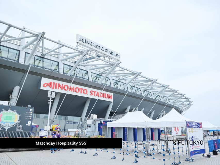 Tokyo: FC TOKYO Football Game at Ajinomoto Stadium - Concessions and matchday entertainment: the stuff between plays