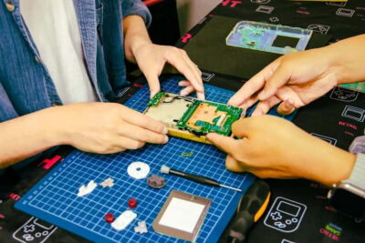 Tokyo: Gameboy Mod Workshop at Akihabara - Where the workshop happens: Wakita Building, second floor reality check