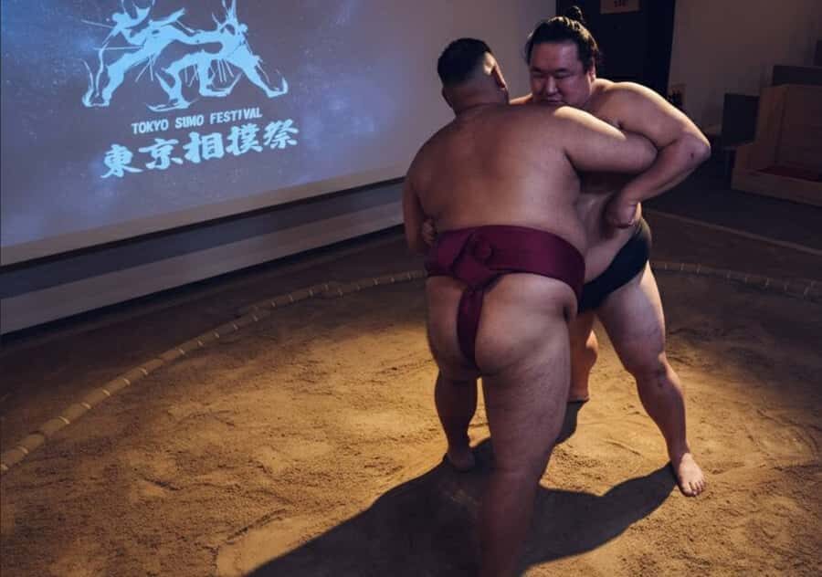 Tokyo Ginza : Sumo and Mikoshi Experience,Open from Sep. - A Festival-Style Sumo Show in Ginza
