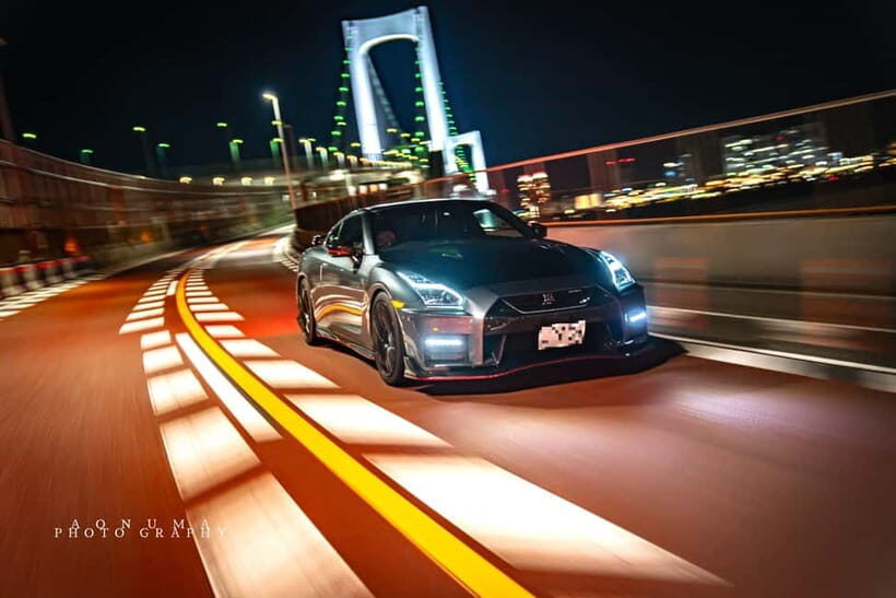 Tokyo: GTR Guided Daikoku Experience at Night - Rainbow Bridge photo stop: skyline time without wasting the night