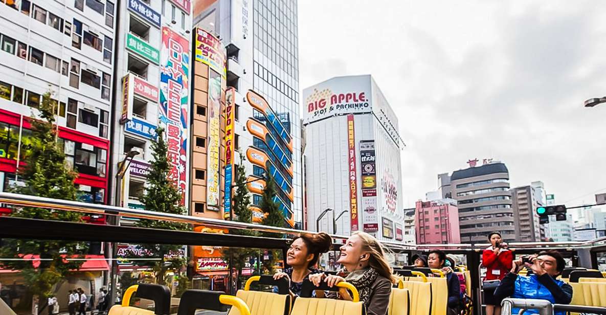 Tokyo: Hop-On Hop-Off Sightseeing Bus Ticket - Key things to know before you board