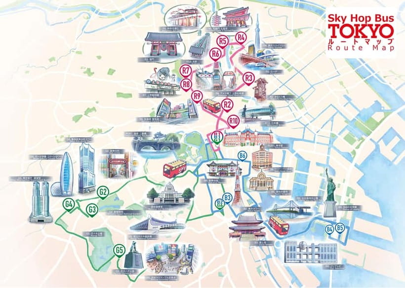Tokyo: Hop-On Hop-Off Sightseeing Bus Ticket - Using the multilingual audio guide on your phone (and planning for data)