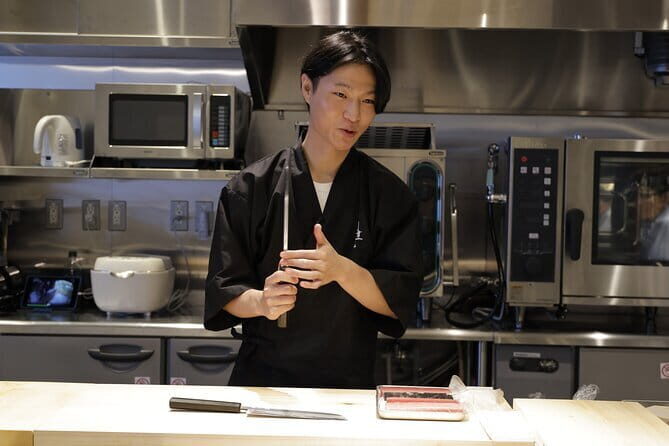 Tokyo Keen Japanese Knife and Sashimi Workshop - Where the workshop happens: Kappodo’s Tokyo D kitchen studio