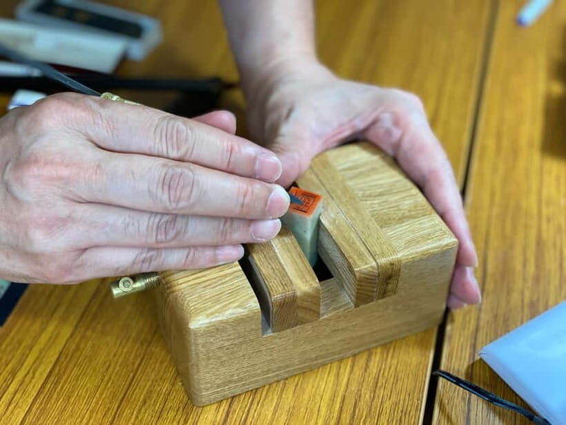 Tokyo: Make Your Own Hanko Stamp — Unique Cultural Souvenir - Carving Your Hanko: Precision With Real Support