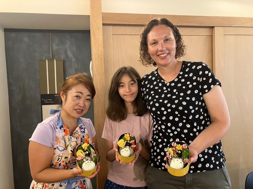 Tokyo: Making a bento box with cute character look - What You’ll Learn: Nutritional Balance, Seasoning, and Bento Presentation