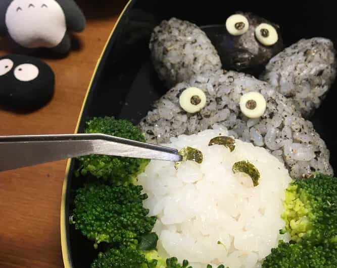 Tokyo: Making a bento box with cute character look - Where the Studio Lives: Near Shinjuku, Chiyoda, and Minato