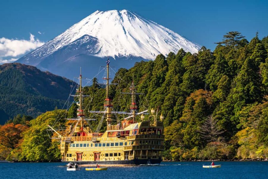 Tokyo: Mount Fuji, Gotemba & Hakone Day Trip by Luxury Bus - Hakone ropeway and Owakudani: steam, sulfur, and black eggs