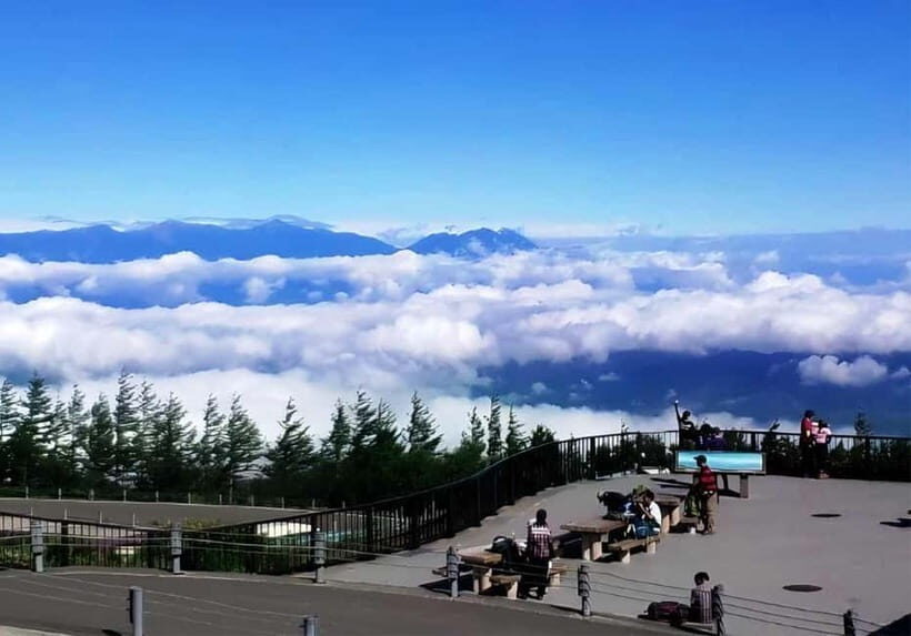 Tokyo Mt. Fuji 5th Station Tour | 9-Guest Small Group - Oishi Park blooms with a Fuji backdrop