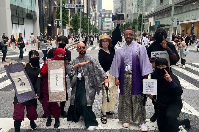 tokyo niinja stretch 【ginza】 - How long it takes: 45 minutes on the clock