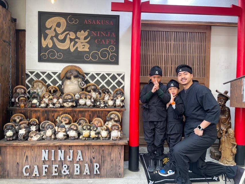 Tokyo: Ninja Experience Cafe Asakusa - Weapon training #1: Shuriken (ninja stars)