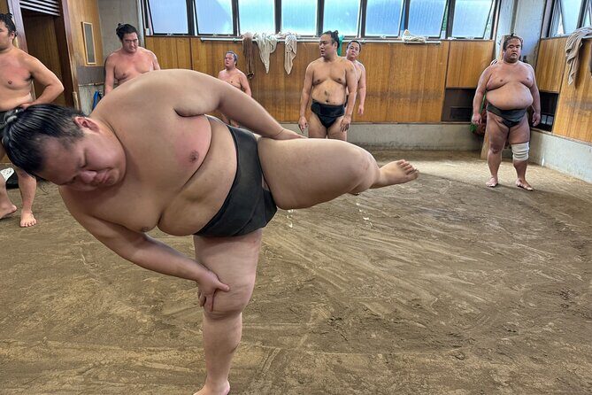 TOKYO , No1 Yokozuna Stable Morning Practice in Ryogoku - Ryogoku walking stops that connect sumo to place