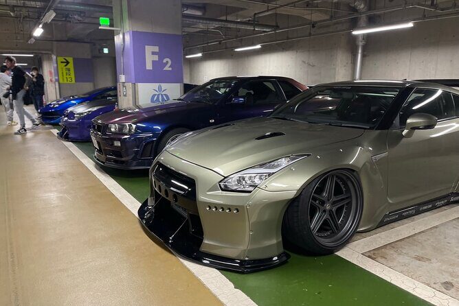 TOKYO PREMIUM CAR TOUR: Daikoku PA & Japan’s Amazing JDM Car Meet - Rainbow Bridge and the C1 loop: skyline photos plus wangan vibes