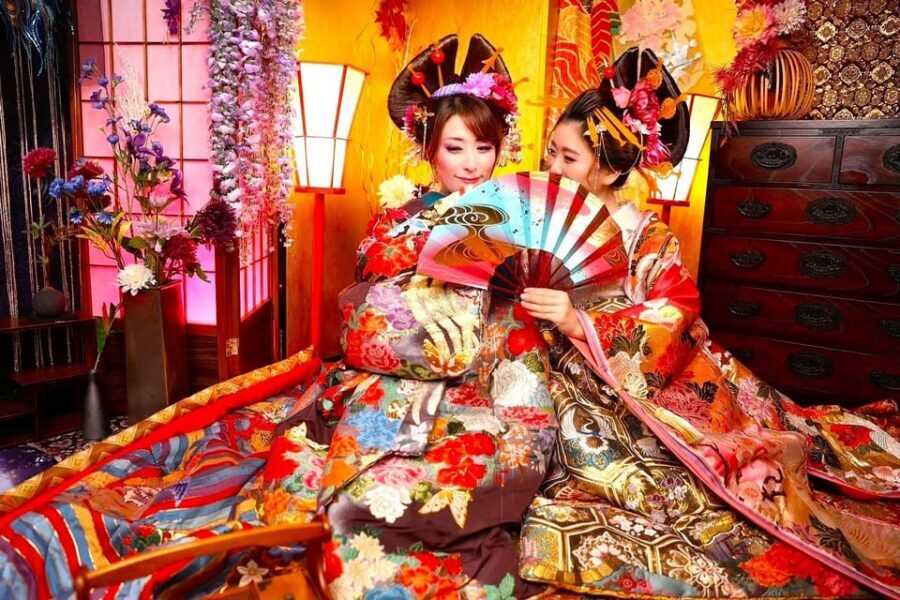Tokyo: Private Makeover Photography Studio in Luxury Kimono - The Full Makeover Flow: Pick Kimono, Then Makeup and Hair