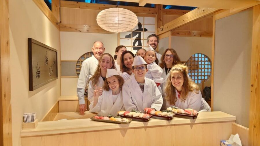 Tokyo Professional Sushi Chef Experience - The tasting lineup: uni, negitoro, hirame, kuruma-ebi, chutoro, akami