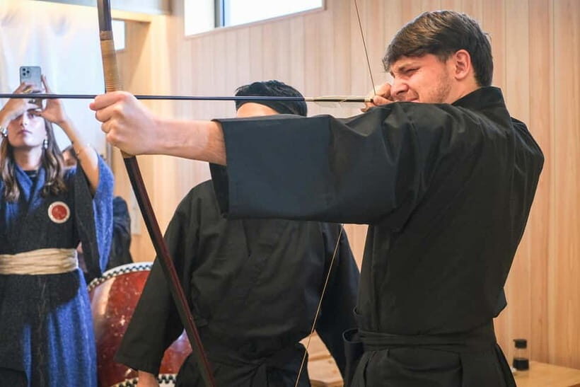 Tokyo Samurai Experience: Kyudo (Archery) and Swordsmanship - Katana basics: stance, grip, and the look of power