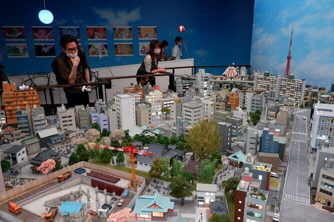 Tokyo Small Worlds Admission Ticket - Kansai International Airport: Planes Taking Off, Ground Staff, and Busy-But-Tiny Realism