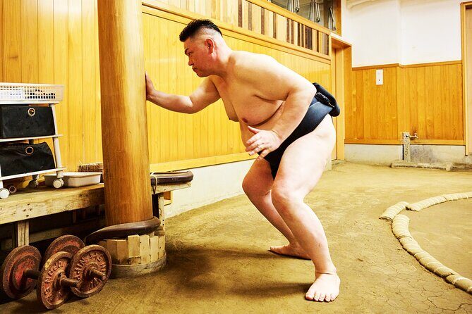 Tokyo Sumo Experience with Live Show & Audience Challenge - Watching the live one-round match up close