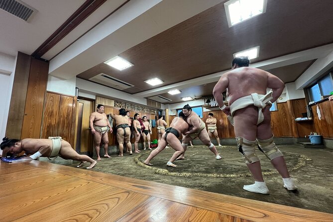 Tokyo Sumo Morning Training/ Sumo Practice with Wrestlers - Stop 1 briefing: arriving ready for a calm, respectful start