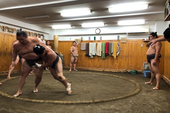 Tokyo Sumo Morning Training/ Sumo Practice with Wrestlers - English headset guide: how to get more out of the hour