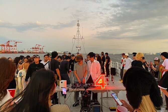 Tokyo Sunset Boat Party with Music Drinks and Vibes - Hi-NODE boarding: your start point and first impressions