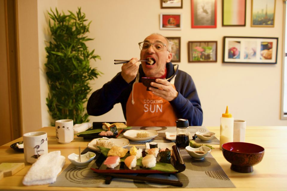 Tokyo: Sushi Making Class - Finding Cooking Sun Tokyo in a residential pocket of Shinjuku