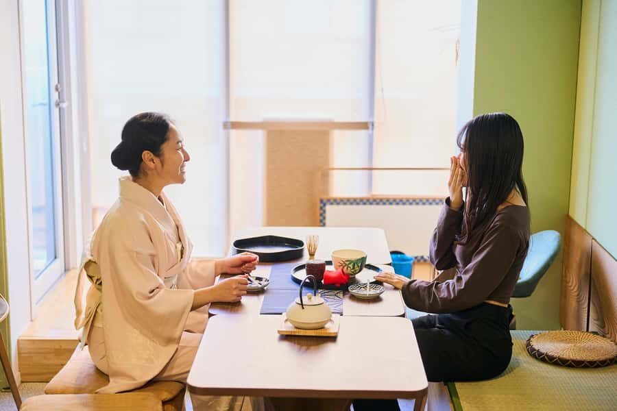 Tokyo: Tea Ceremony & Japanese Traditional Sweets - The hands-on matcha part: whisking your own bowl