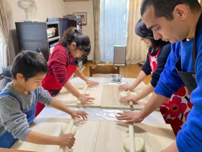 Tokyo: Traditional foot-kneaded Udon noodles class - Casual matcha and wagashi tea ceremony to close out the day