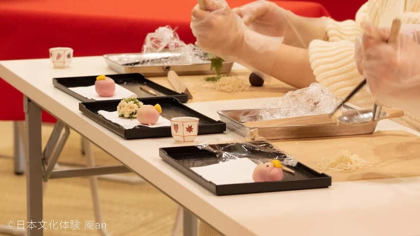 Tokyo: Two Types of Japanese Sweets Making and Tea Ceremony - The full 125-minute schedule, step by step