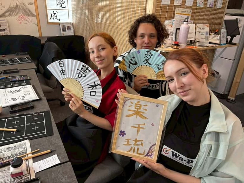 Tokyo:Calligraphy &Make your original folding fan in Asakusa - Key things you’ll notice in this class